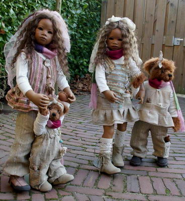 Matoka, Nia, Naomi and Moniek