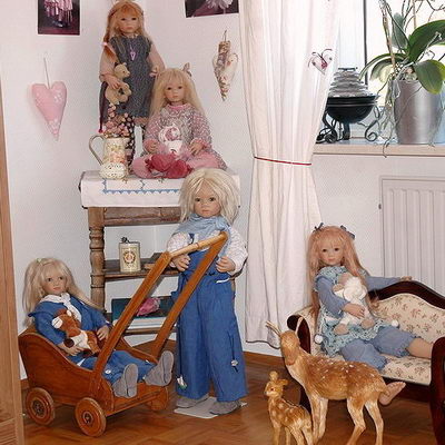 Lisi, Polly, Miki, Michel, Elsa