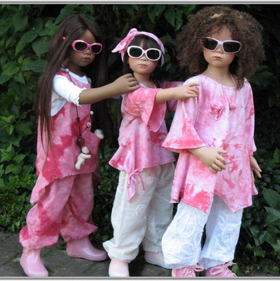 Matoka, Kiomi, Tamlyn - mit anderen Per&uuml;cken