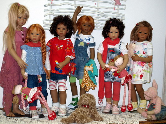 Lenani, Lilli, Gitta, Kimi, Gerti, Tscharle - alle andere Per&uuml;cken